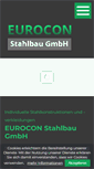 Mobile Screenshot of eurocon-stahlbau.de